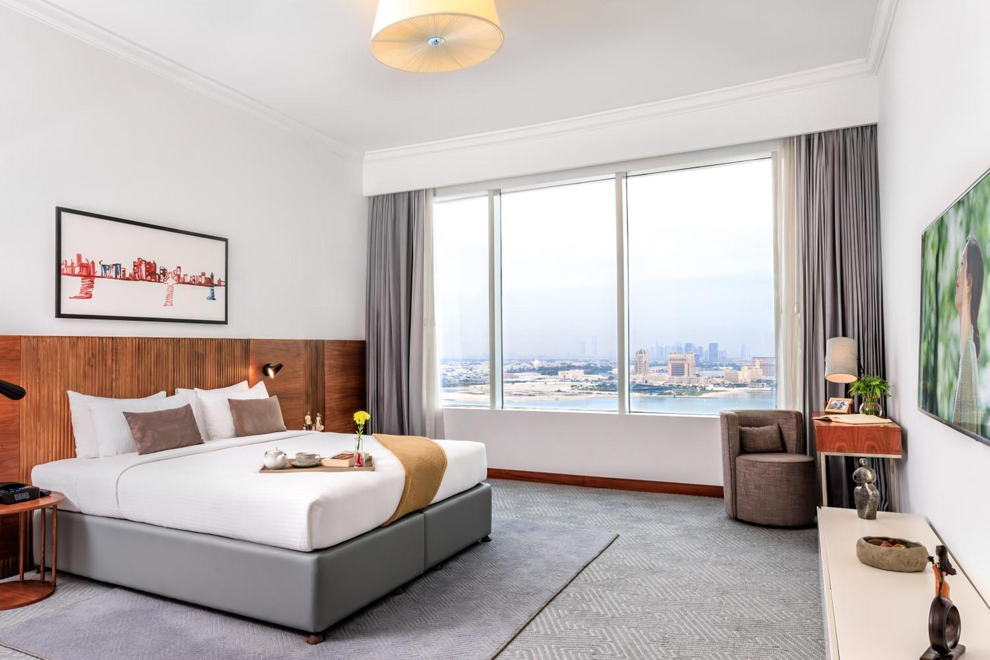 ホテル サマーセット ウエスト ベイ ドーハ エクステリア 写真 A bedroom at the hotel