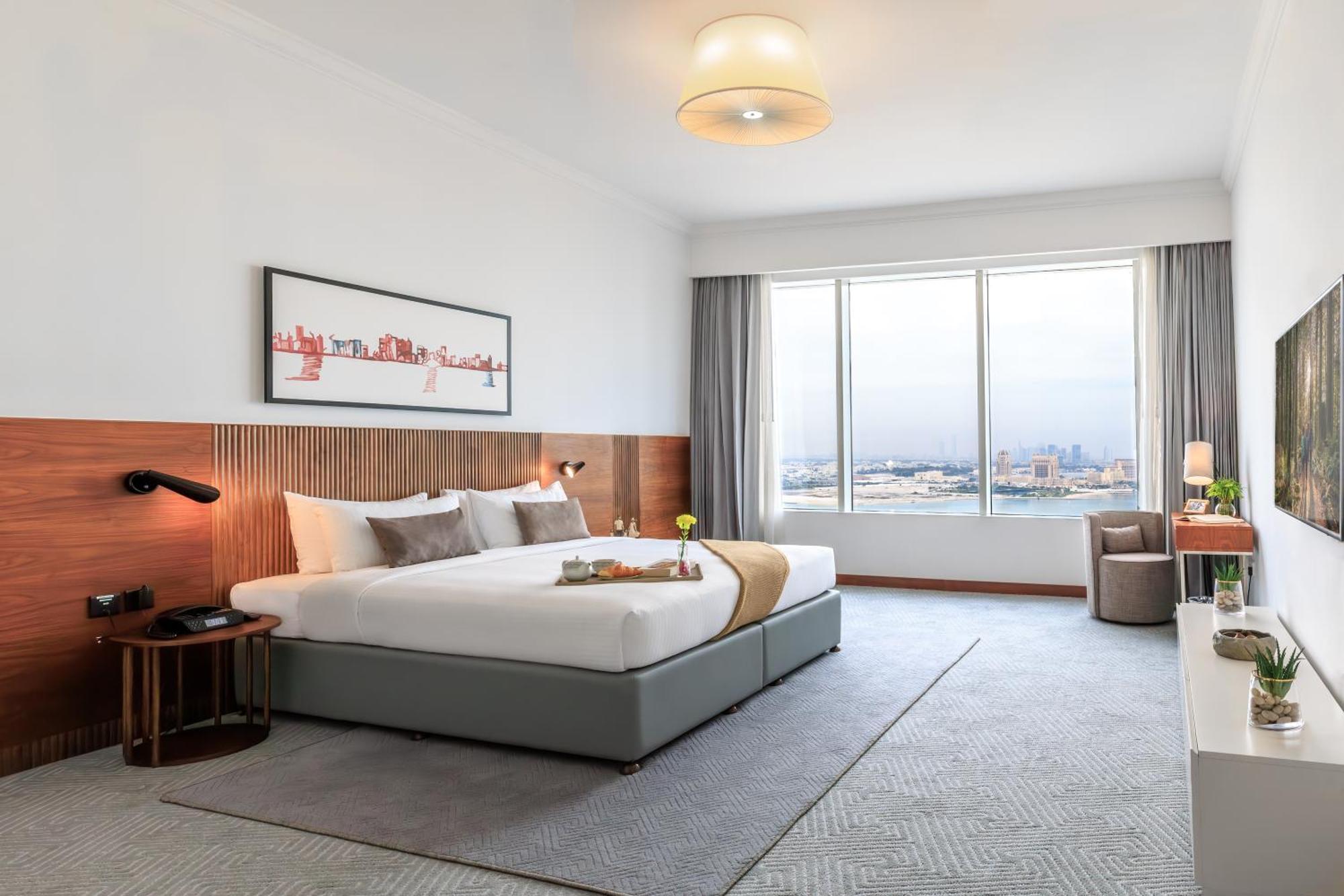 ホテル サマーセット ウエスト ベイ ドーハ エクステリア 写真 A bedroom at the hotel